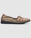 CLARKS Jenette Ruby PEWTER MET Casuals For