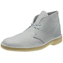 CLARKS Men's Desert Boot Chukka Boot, Black Leather, 13 M US