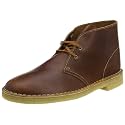 CLARKS Men's Desert Boot Chukka Boot, Black Leather, 13 M US