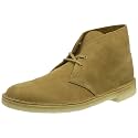 CLARKS Men's Desert Boot Chukka Boot, Black Leather, 13 M US