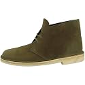 CLARKS Men's Desert Boot Chukka Boot, Black Leather, 13 M US