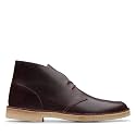CLARKS Men's Desert Boot Chukka Boot, Black Leather, 13 M US