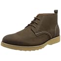 Clarks mens Fallhill Mid Dark Brown Nub