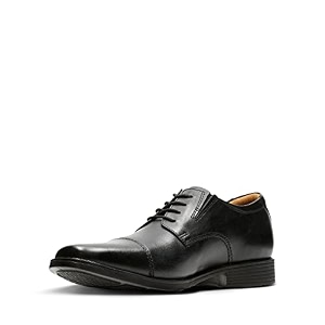 clarks men39s tilden cap leather formal shoes