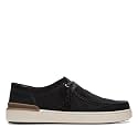 Clarks Mens 26166796-black/Blac Boat Shoe
