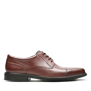 Clarks Mens Clarks Wenham Cap Ii Brown