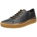 Clarks Mens Oakpark Low Tan Leather Boat