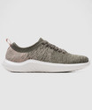 CLARKS Nova Glint Dark Olive Syn Casuals