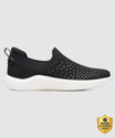 CLARKS Nova Grove BLACK Walking Shoes For