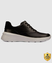 CLARKS SprintLiteLace Black Leather Outdoors For Women