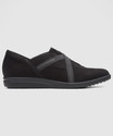CLARKS Tamzen Step Black Nubuck Casuals For