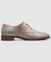 CLARKS Trish Tye Copper Metallic Casuals For