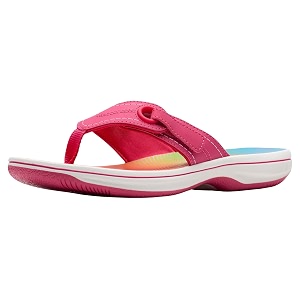 Clarks Womens Breeze Reyna Cloudsteppers Flip-Flop