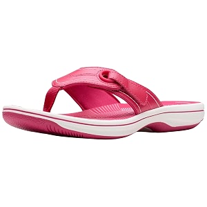 Clarks Womens Breeze Reyna Cloudsteppers Flip-Flop