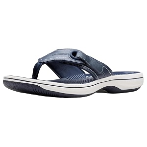 Clarks Womens Breeze Reyna Cloudsteppers Flip-Flop