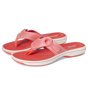 Clarks Womens Breeze Reyna Cloudsteppers Flip-Flop