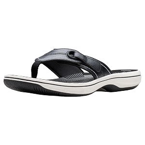 Clarks Womens Breeze Reyna Cloudsteppers Flip-Flop