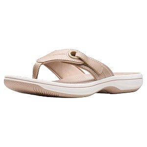 Clarks Womens Breeze Reyna Cloudsteppers Flip-Flop