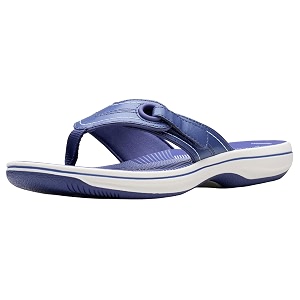 Clarks Womens Breeze Reyna Cloudsteppers Flip-Flop