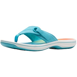 Clarks Womens Breeze Reyna Cloudsteppers Flip-Flop