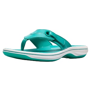 Clarks Womens Breeze Reyna Cloudsteppers Flip-Flop