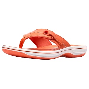 Clarks Womens Breeze Reyna Cloudsteppers Flip-Flop