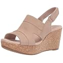 Clarks womens Annadel IvoryWedge Sandal