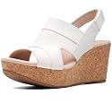 Clarks womens Annadel IvoryWedge Sandal