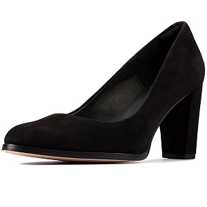 Clarks Womens Kaylin Cara 2 Wine Suede