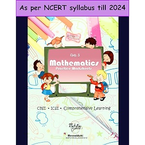 class 3 mathematics practice question bank chapter wise workbook with mental maths icsecbse syllabus upto 2024 by mathsninjas bookland