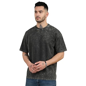 Classic Acid Wash T-Shirt Short Sleeve Light
