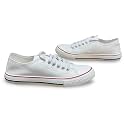Classic Canvas Low-Top Sneakers Casual Lace-Up Style