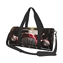 Classic Car Duffel Bags for Women Men, Foldable Travel Totes Bag for Airplane Essentials, Weekender Overnight Bags Large Sport Gym Bag Carry On Luggage Bag with Strap