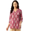 Classic collared cotton shirt with 34 sleeve