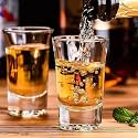 Classic Curved Design Heavy Base Shot Crystal Clear Set,Drinking Vodka,Tequila,Liquor,Scotch,Cocktail,Beer,Whiskey,Steins Drinkware Glass Set of 12-30ml