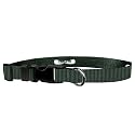 Classic Dog Collar – Adjustable Pet Collars, 3/4 Inch Wide, Medium, Forest Green