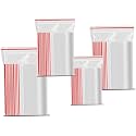 CLassiC Eco Friendly Bags Svp, Zip Lock Pouch Reusable| Resealable Self Lock Covers Plastic Bags Storage Pouches -100Pcs (5X6 Inches) - Transparent