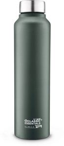classic essentials stainless steel spring water bottle for fridge school home office travel 1000 ml steel bottle