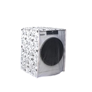 classic front load washing machine cover suitable for bosch 55 kg amp 6 kg 50cmsx63cmsx81cms half white amp grey medium