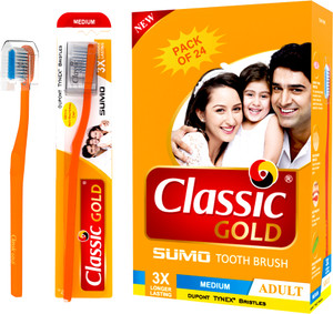 CLASSIC GOLD SUMO Medium Toothbrush