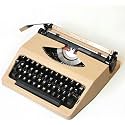 Classic Manual Typewriter Machine Easy Setup for Authors; Writers Old Fashioned Typewriter, Vintage Black Metal for Nostalgic Writing Experience, Home