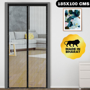 classic mosquito net net for door with magnet self-closing with full frame self adhesive hook polyester washable adults mosquito net