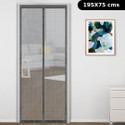 Classic Mosquito Net Net For Door With Magnet Self-Closing with full frame self Adhesive Hook Fibre Washable Adults Mosquito Net