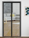 Classic Mosquito Net Net For Door With Magnet Self-Closing with full frame self Adhesive Hook Polyester Washable Adults Mosquito Net