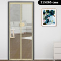 Classic Mosquito Net Net For Door With Magnet Self-Closing with full frame self Adhesive Hook Fibre Washable Adults Mosquito Net