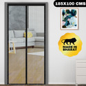 Classic Mosquito Net Net For Door with Magnet Self-Closing with full frame self Adhesive Hook Polyester Washable Adults Mosquito Net