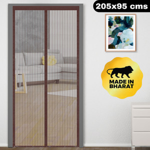 classic mosquito net net for door with magnet self-closing with full frame self adhesive hook polyester washable adults mosquito net