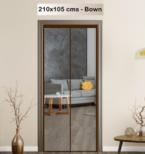 classic mosquito net net for door with magnet self-closing with full frame self adhesive hook polyester washable adults mosquito net