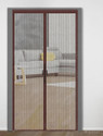 Classic Mosquito Net Net For Door With Magnet Self-Closing with full frame self Adhesive Hook Polyester Washable Adults Mosquito Net
