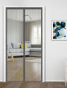 Classic Mosquito Net Net For Door With Magnet Self-Closing with full frame self Adhesive Hook Polyester Washable Adults Mosquito Net